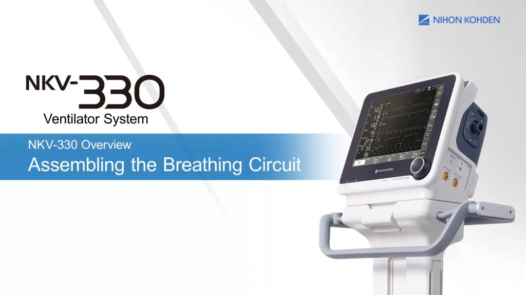 NKV-330 Ventilation System Assembling The Breathing Circuit