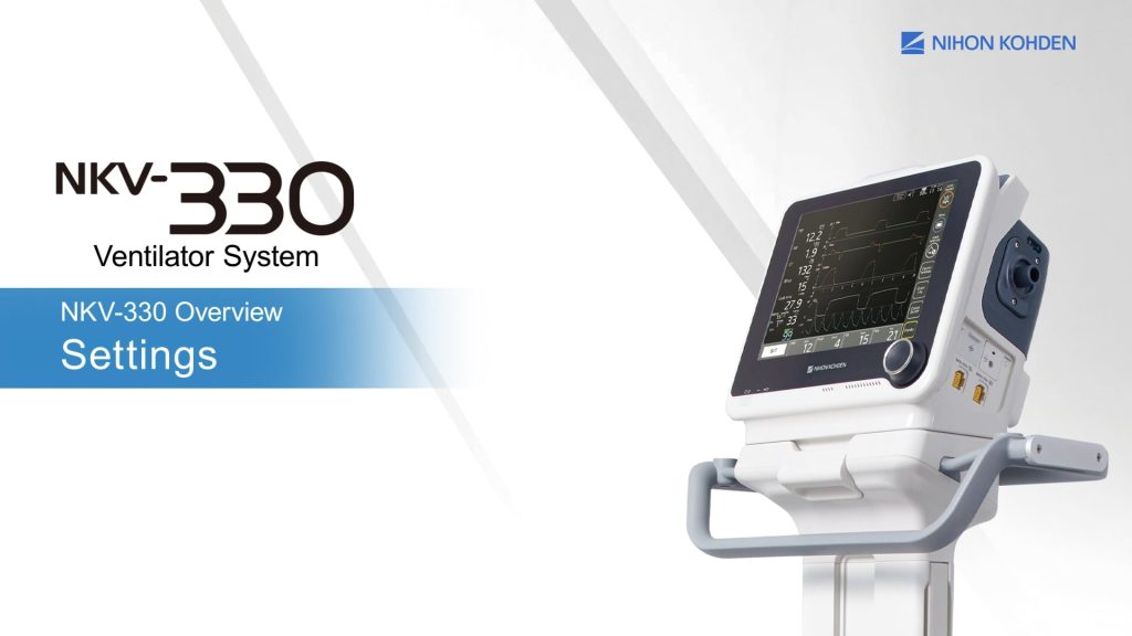 NKV-330 Ventilator System - Settings
